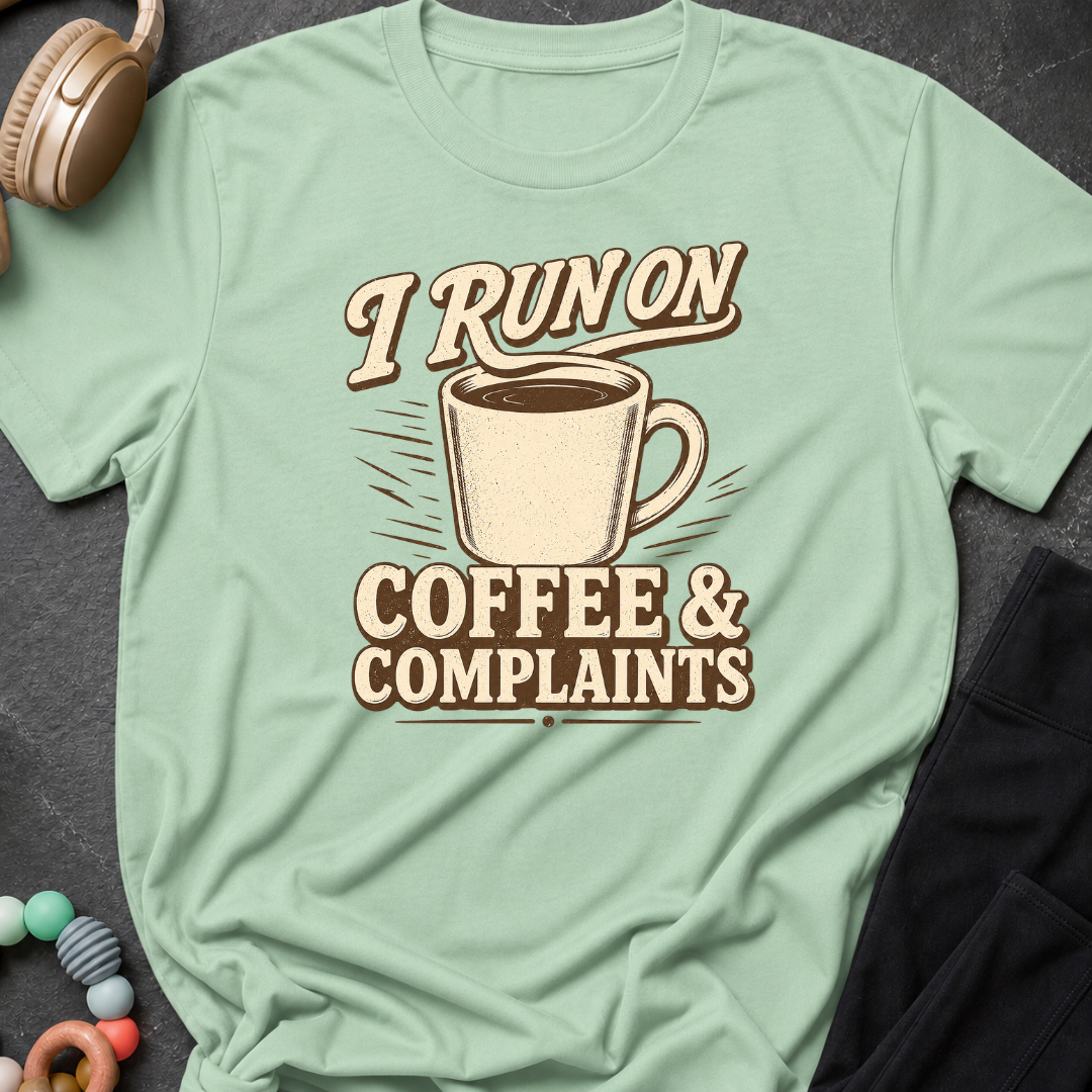 I Run on Coffee and Complaints T-Shirt
