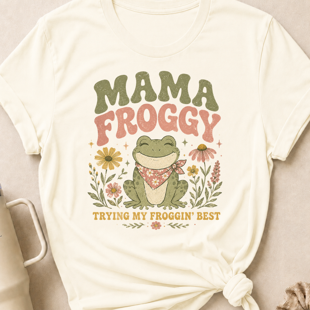 Mama Froggy Trying my Froggin' Best T-Shirt