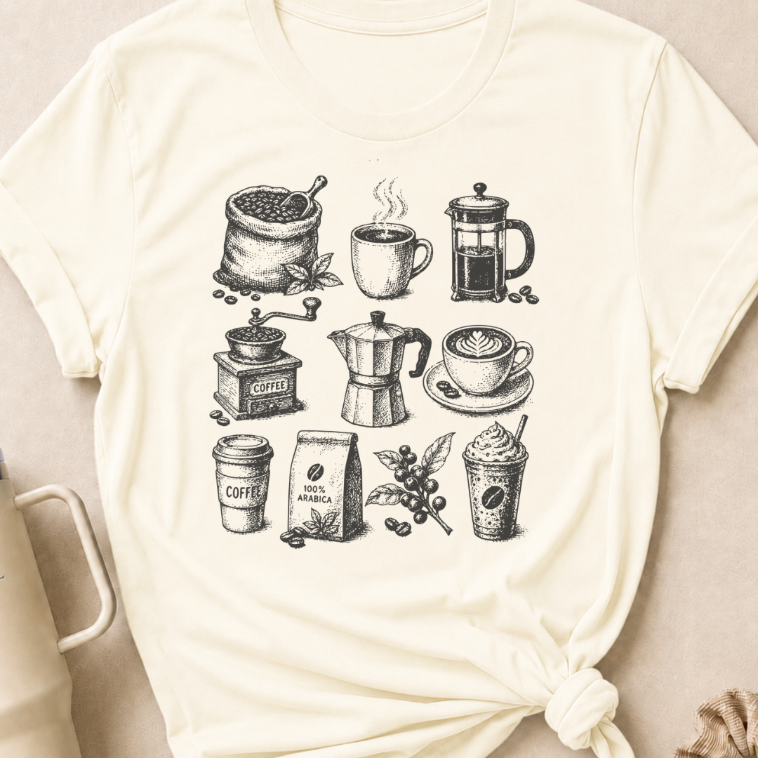 Vintage Coffee T-Shirt 1
