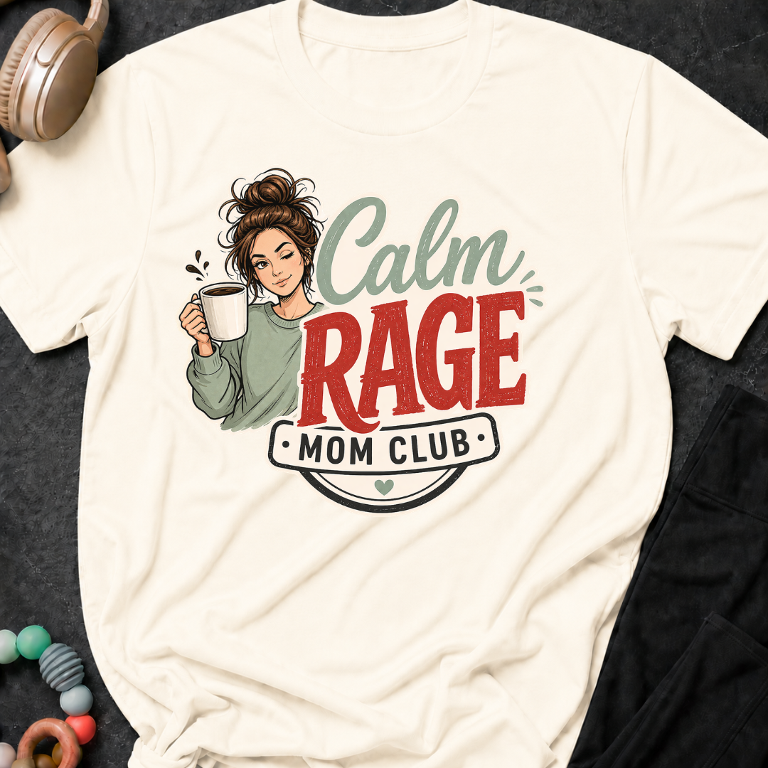 Calm Rage Mom Club T-Shirt