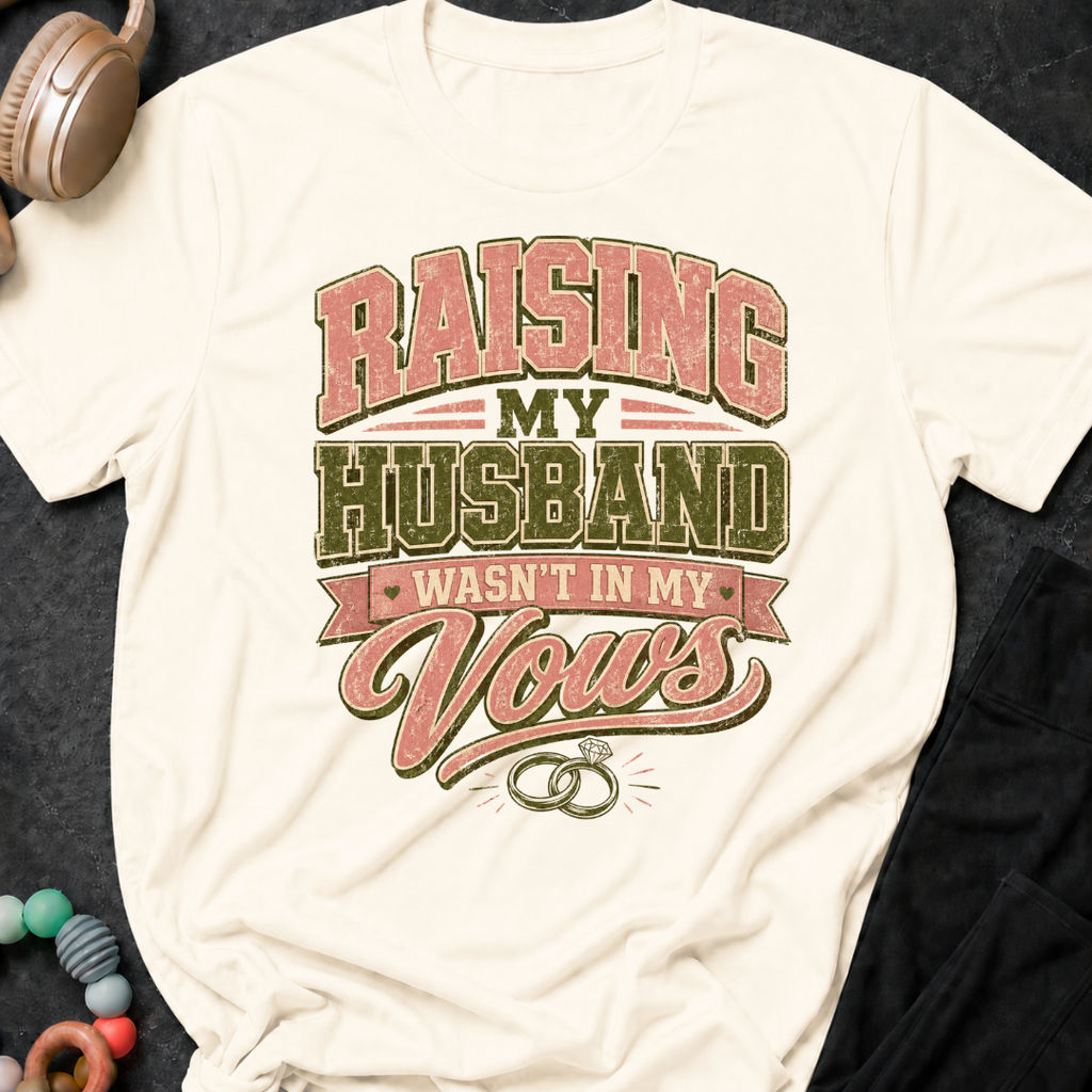 Raising My Husband Wasn't In My Vows T-Shirt