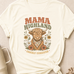 Mama Highland Udderly Exhausted T-Shirt