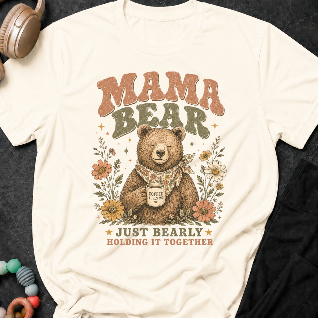 Mama Bear Just Bearly Holding it Together T-Shirt