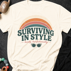 Surviving in Style but Fashionably T-Shirt