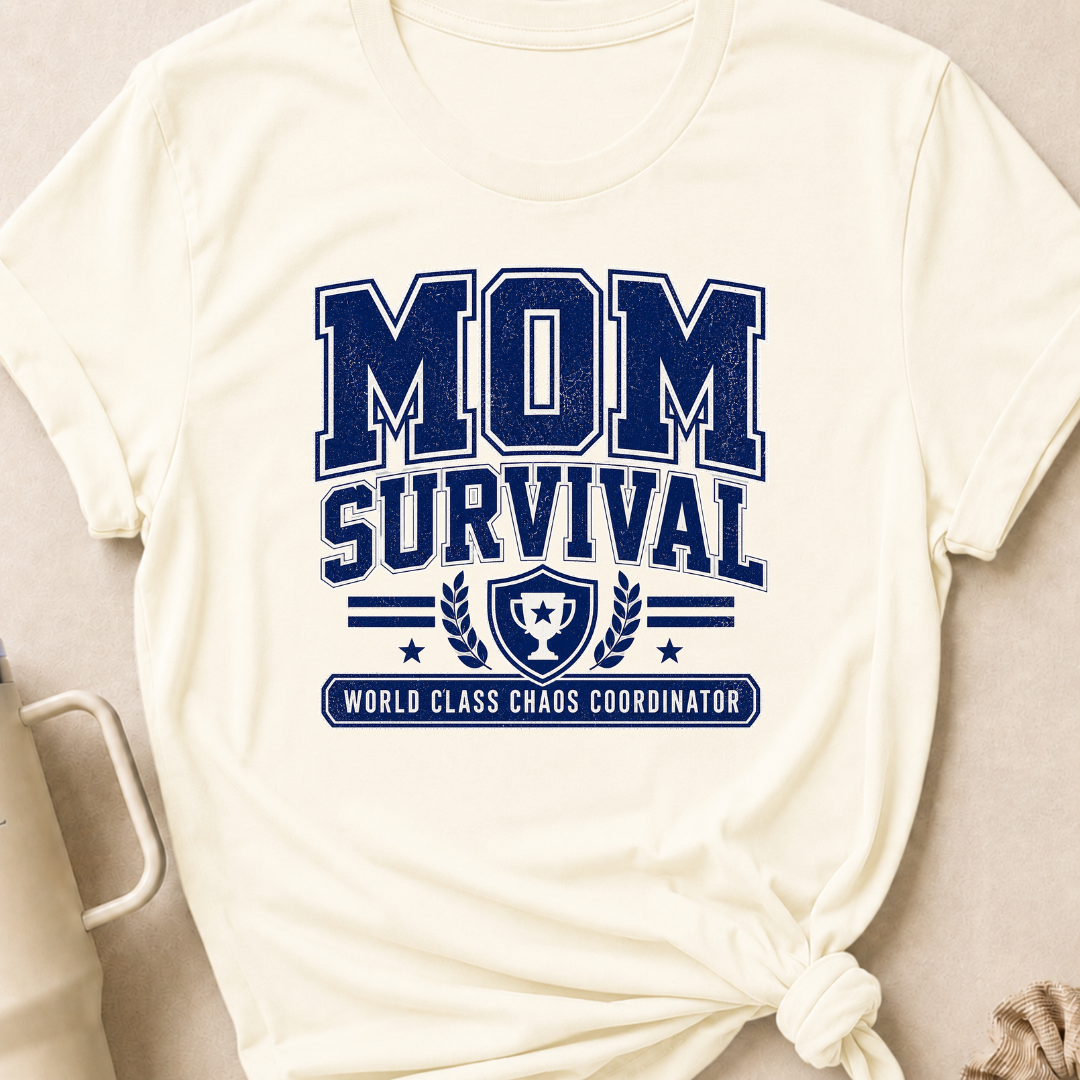 Mom Survival World Class Chaos Coordinator T-Shirt