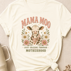 Mama Moo Just Grazing Through Motherhood T-Shirt