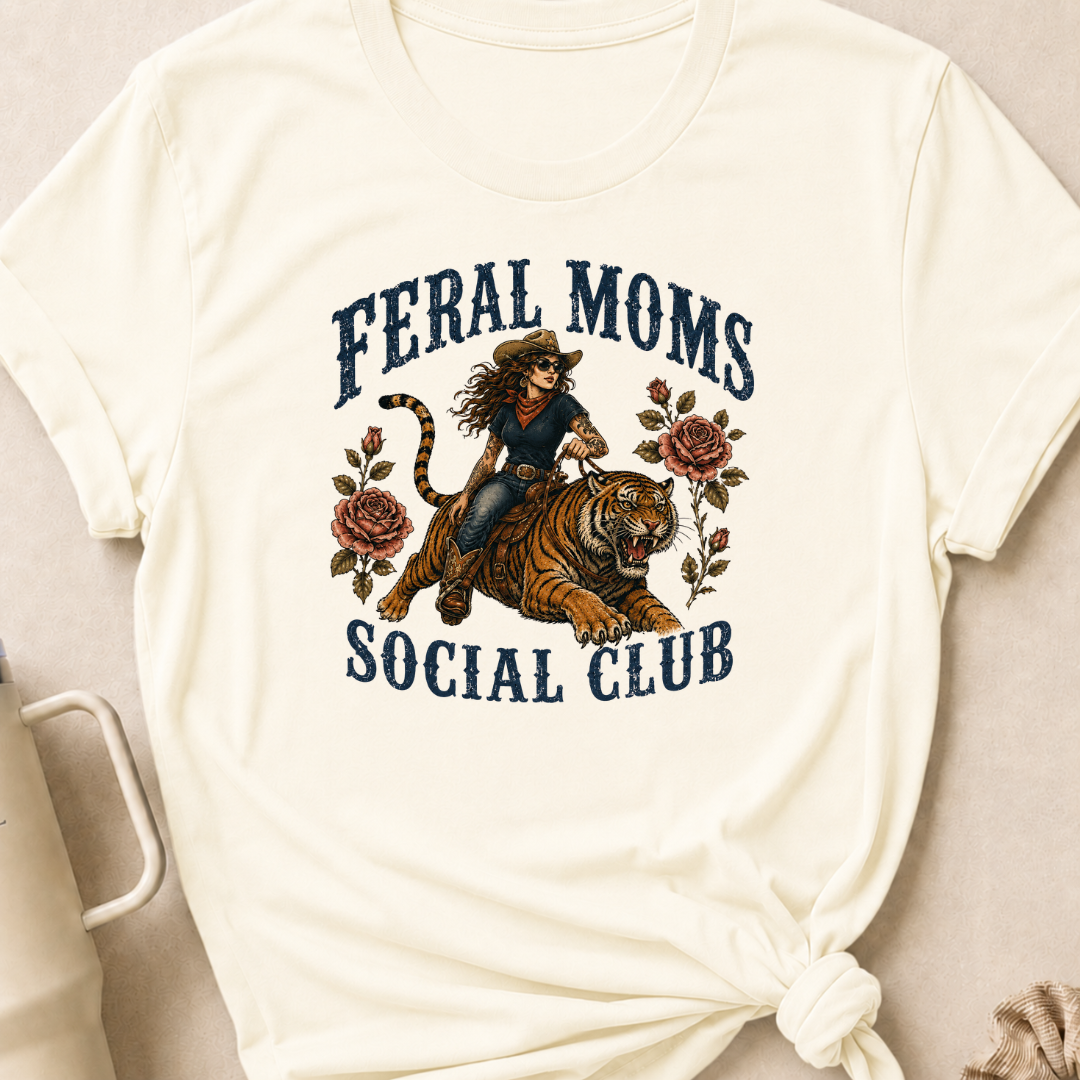 Feral Moms Social Club T-Shirt