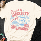 Fueled by Anxiety and Snacks T-Shirt