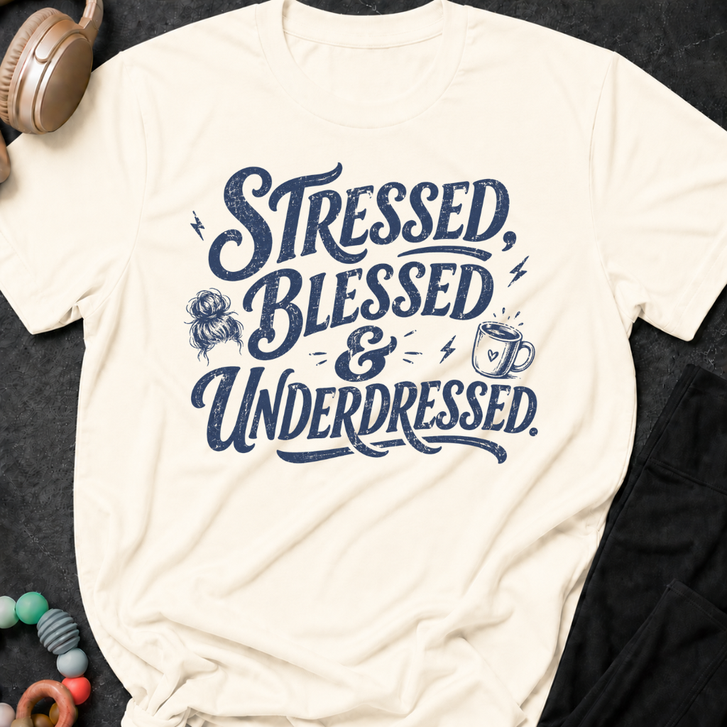 Stressed Blessed & Underdressed T-Shirt
