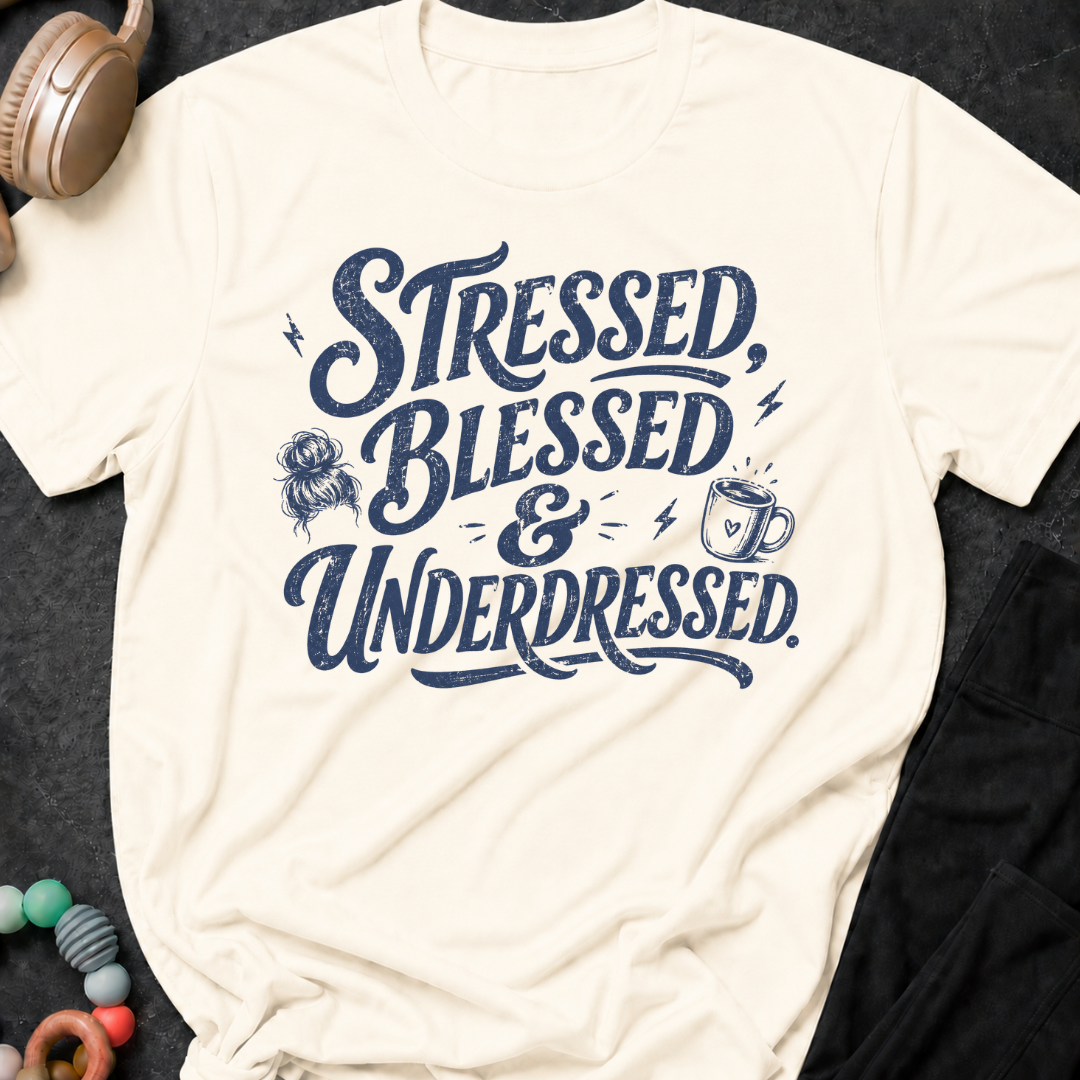 Stressed Blessed & Underdressed T-Shirt