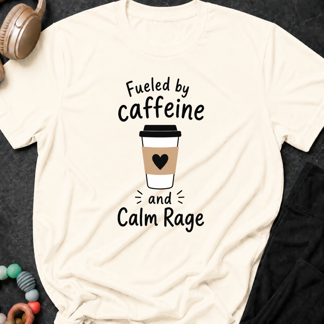 Fueled By Caffeine and Calm Rage T-Shirt