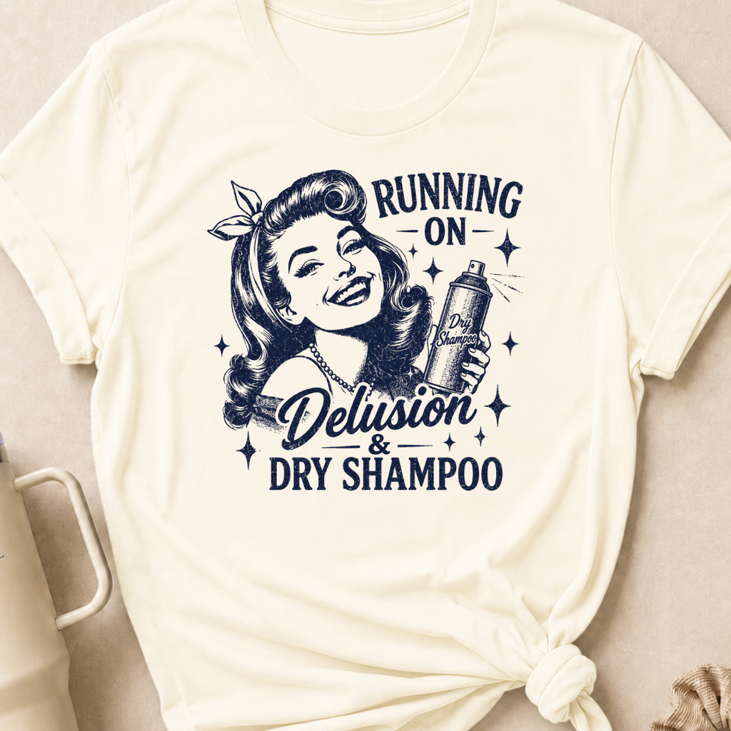 Running on Delusion and Dry Shampoo T-Shirt