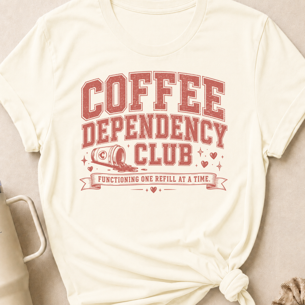 Coffee Dependency Club T-Shirt