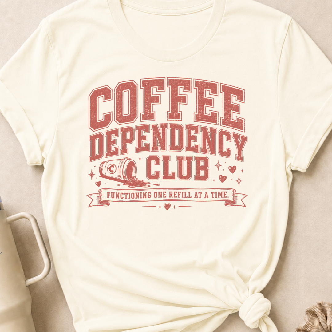 Coffee Dependency Club T-Shirt