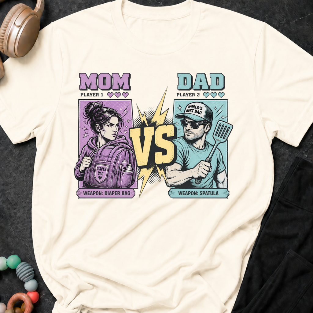 Mom Vs Dad T-Shirt