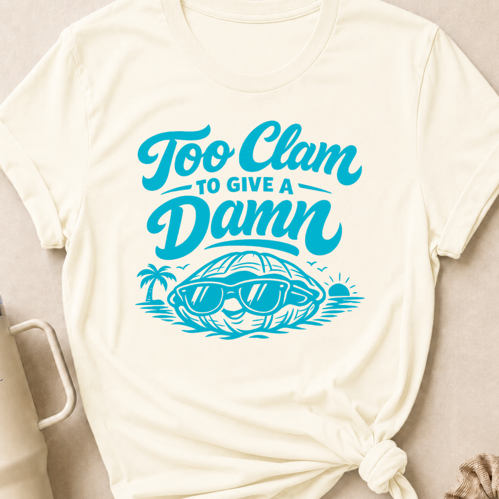 Too Clam to Give a Damn T-Shirt
