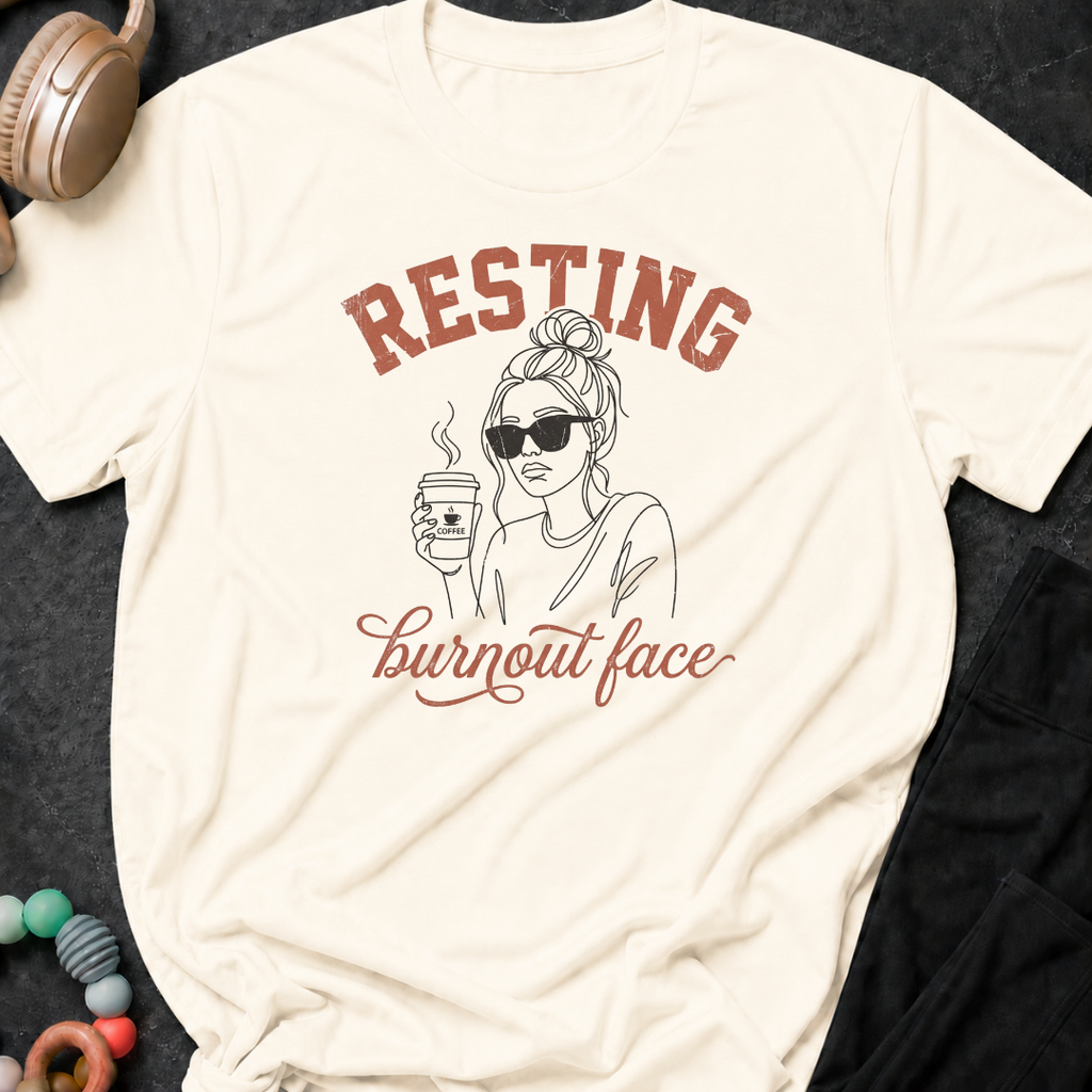 Resting Burnout Face T-Shirt