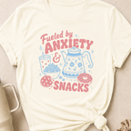 Fueled by Anxiety and Snacks T-Shirt