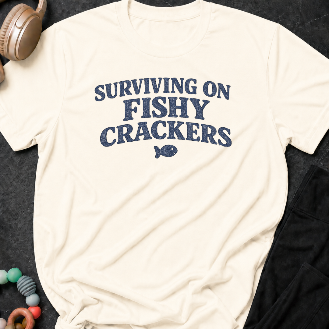 Surviving on Fishy Crackers T-Shirt