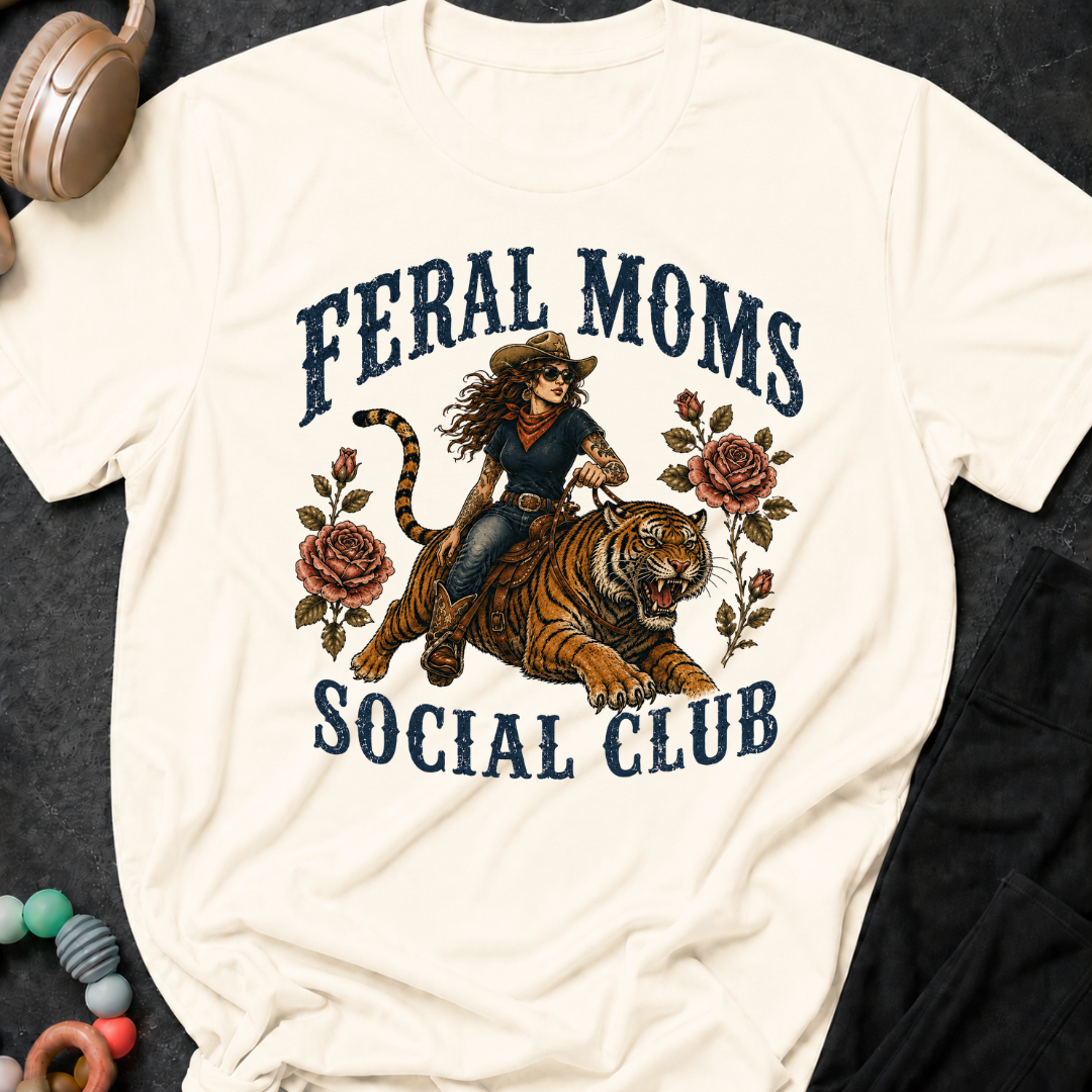 Feral Moms Social Club T-Shirt