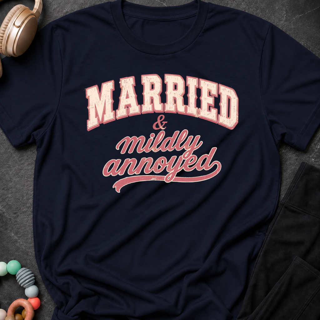 Married and Mildly Annoyed T-Shirt