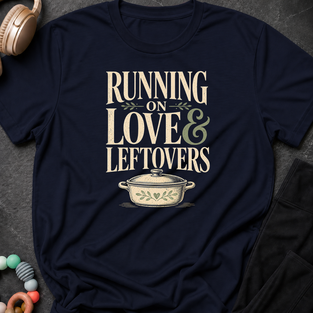 Running on Love and Leftovers T-Shirt