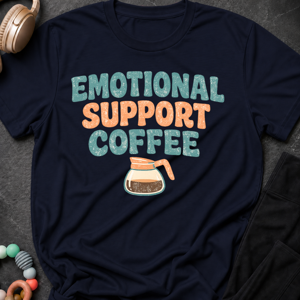 Emotional Support Coffee T-Shirt