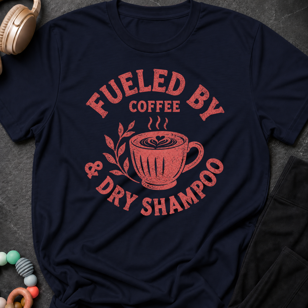 Fueled By Coffee and Dry Shampoo T-Shirt