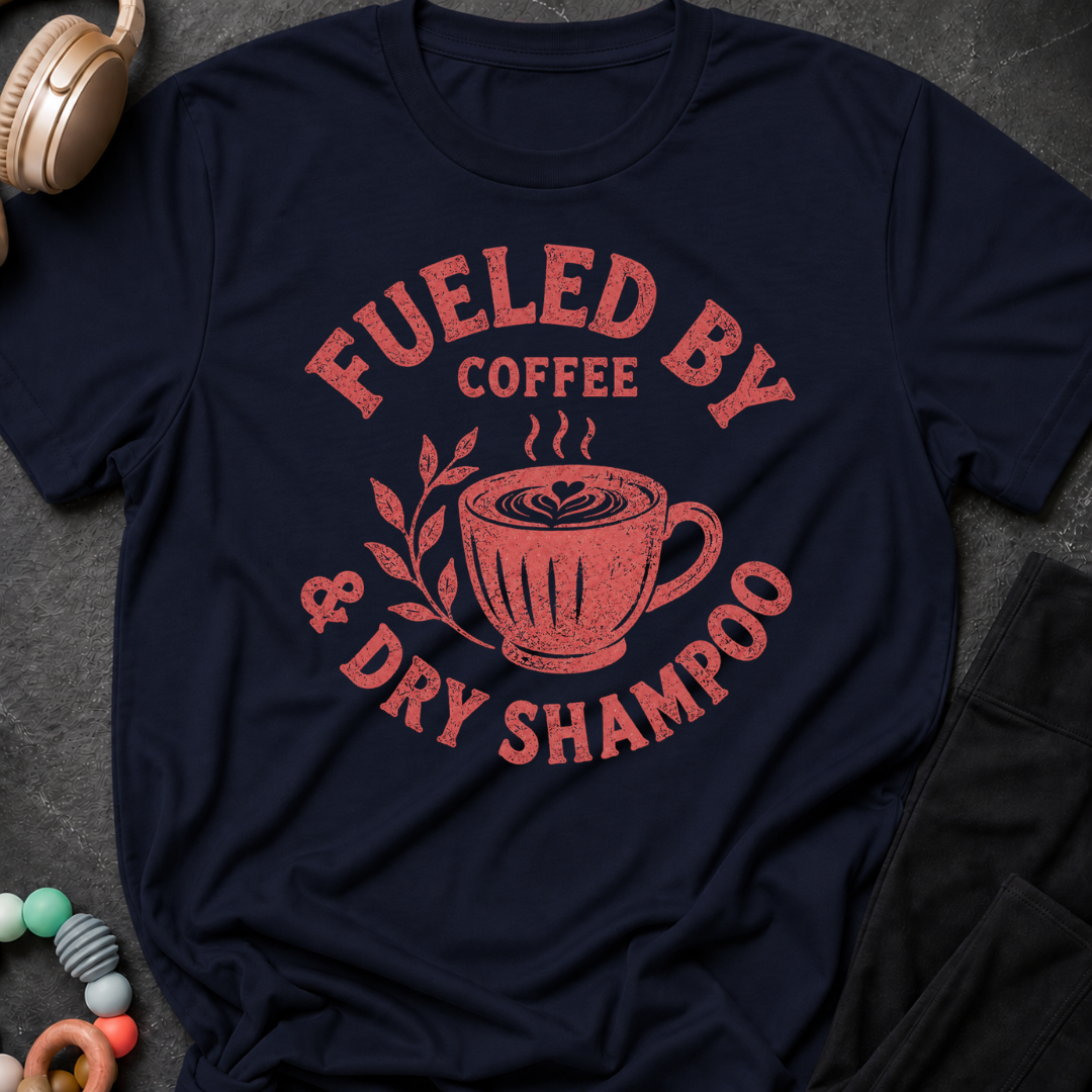 Fueled By Coffee and Dry Shampoo T-Shirt