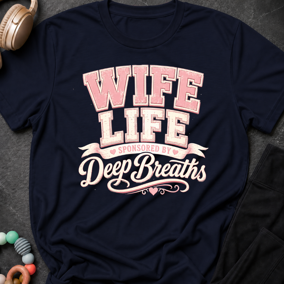 Wife Life Sponsored By Deep Breathes T-Shirt