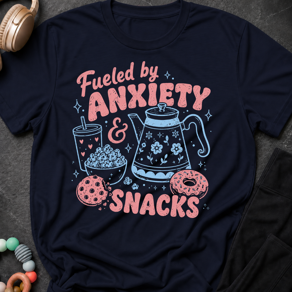 Fueled by Anxiety and Snacks T-Shirt