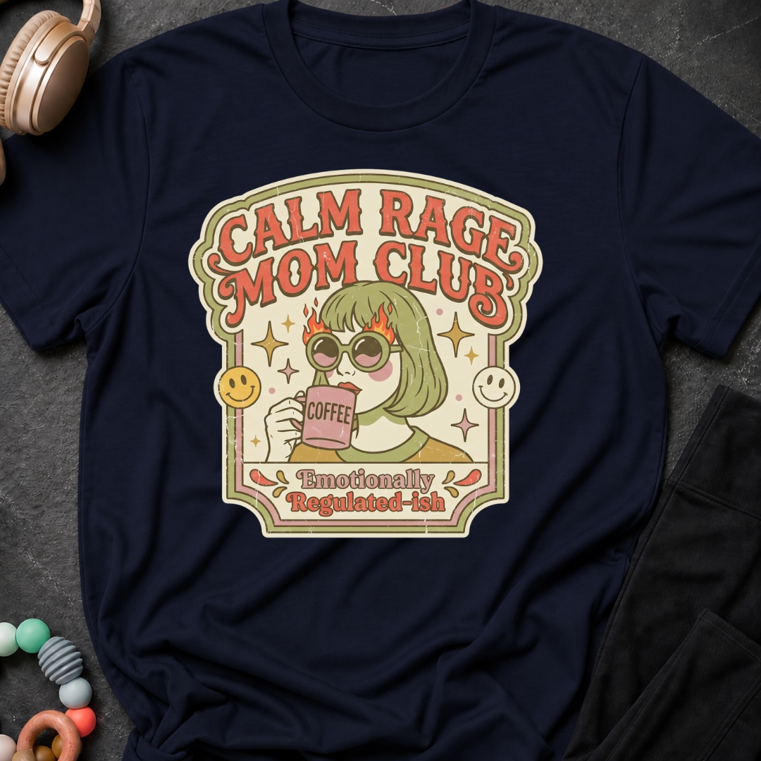 Calm Rage Mom Club Emotionally Regulated-ish T-Shirt