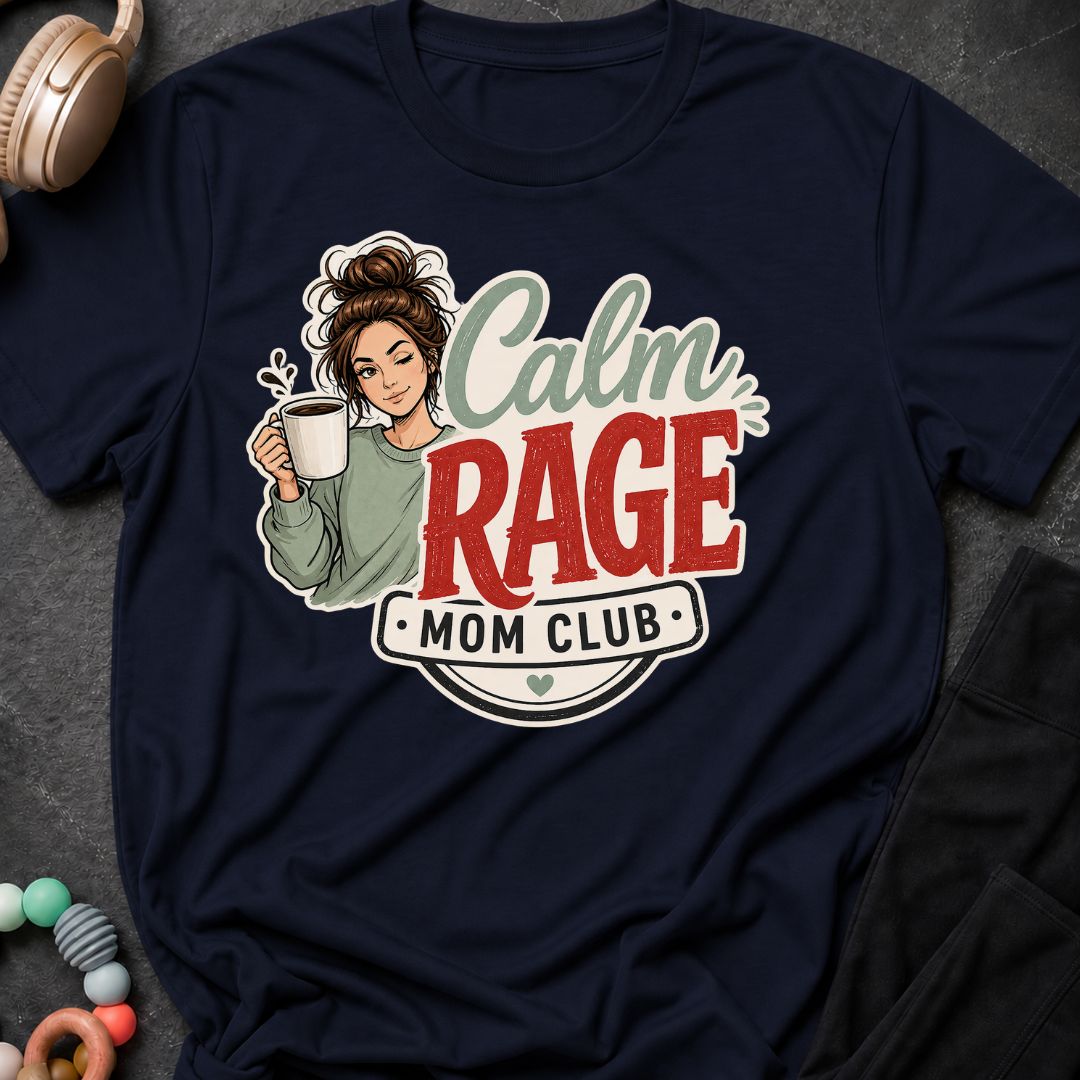 Calm Rage Mom Club T-Shirt