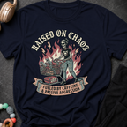 Raised on Chaos Fueled by Caffeine & Passive Aggression T-Shirt