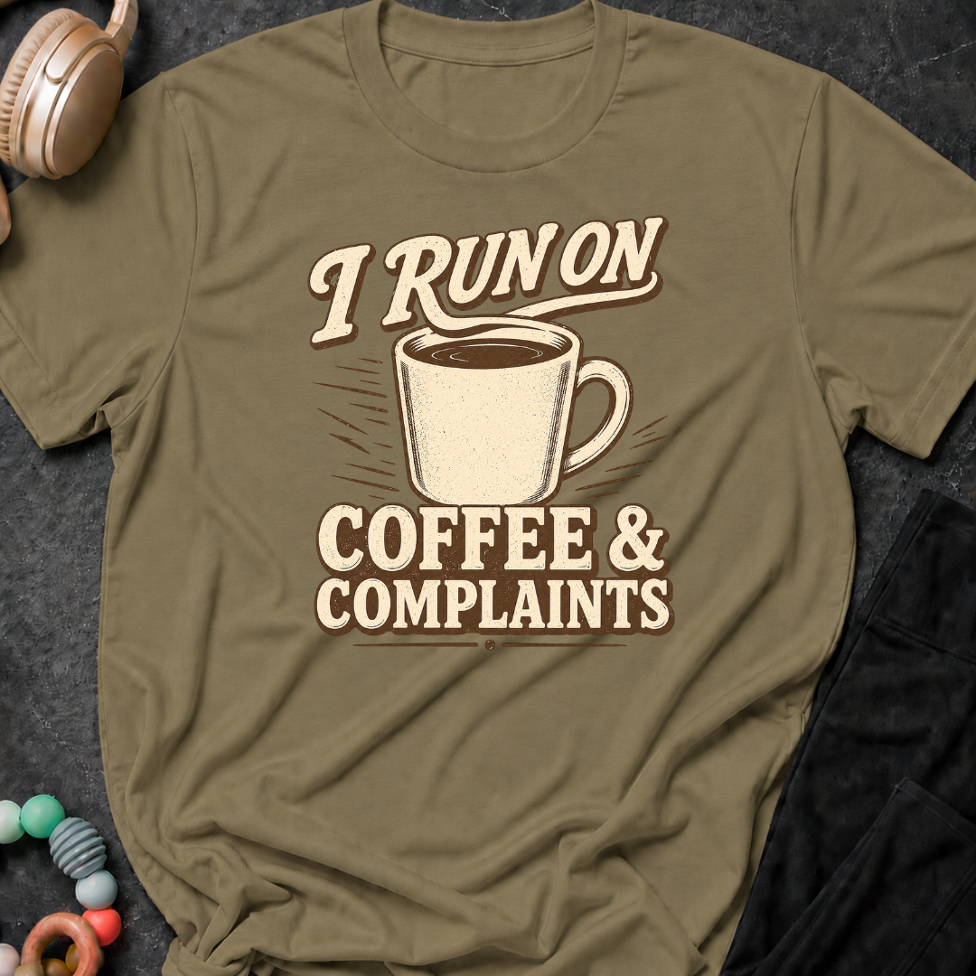I Run on Coffee and Complaints T-Shirt
