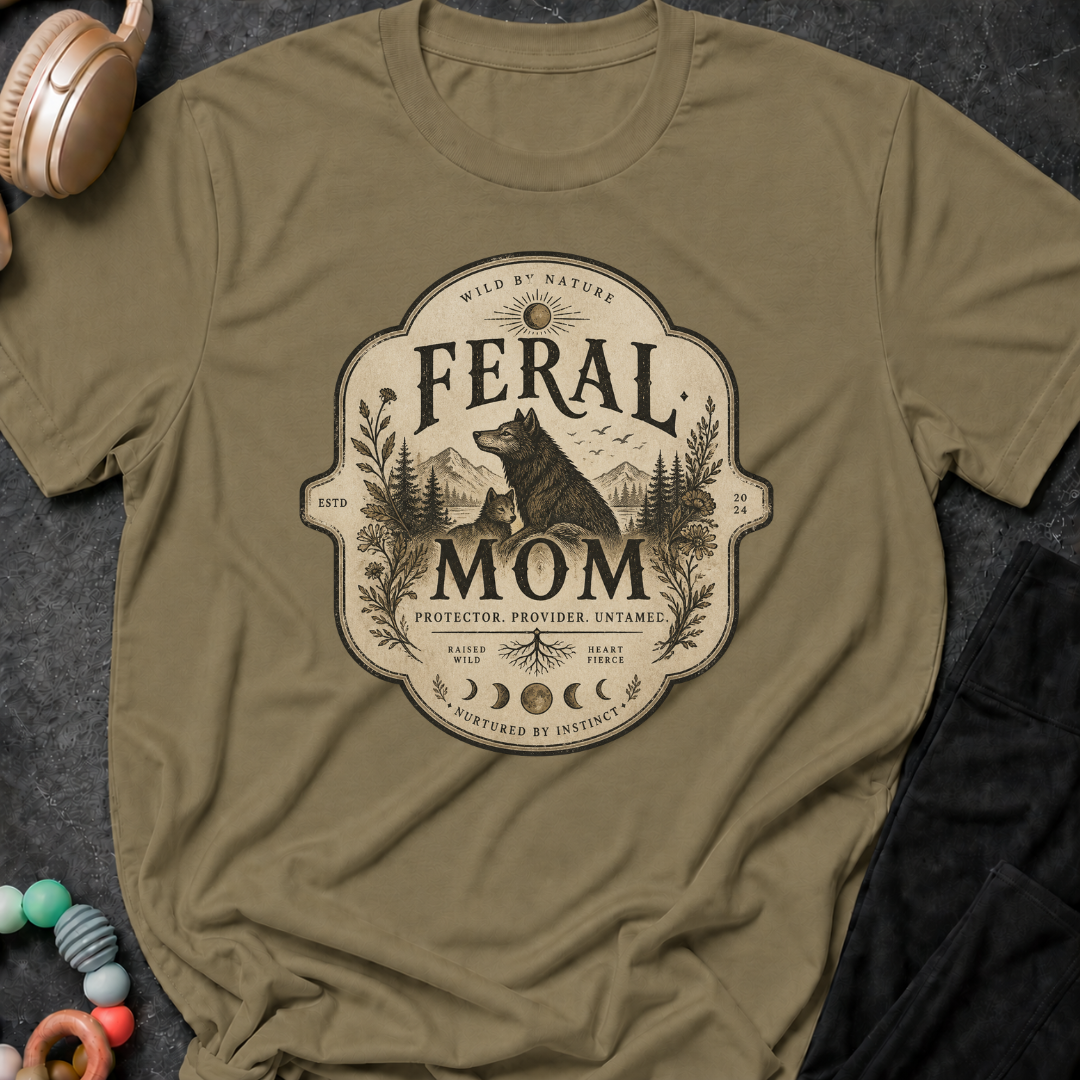 Feral Mom Protector Provider Untamed T-Shirt