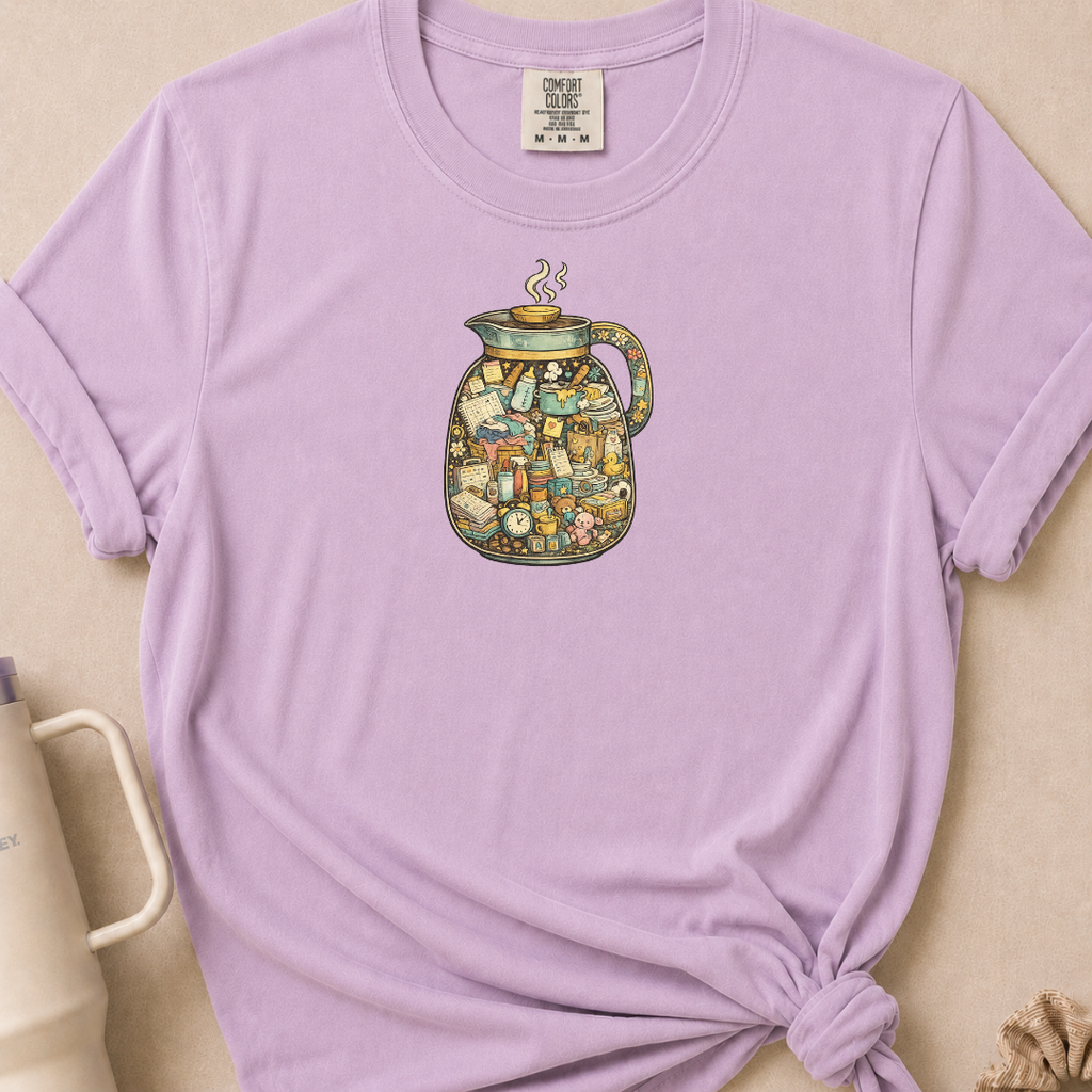 Coffee Pot Collage T-shirt 1
