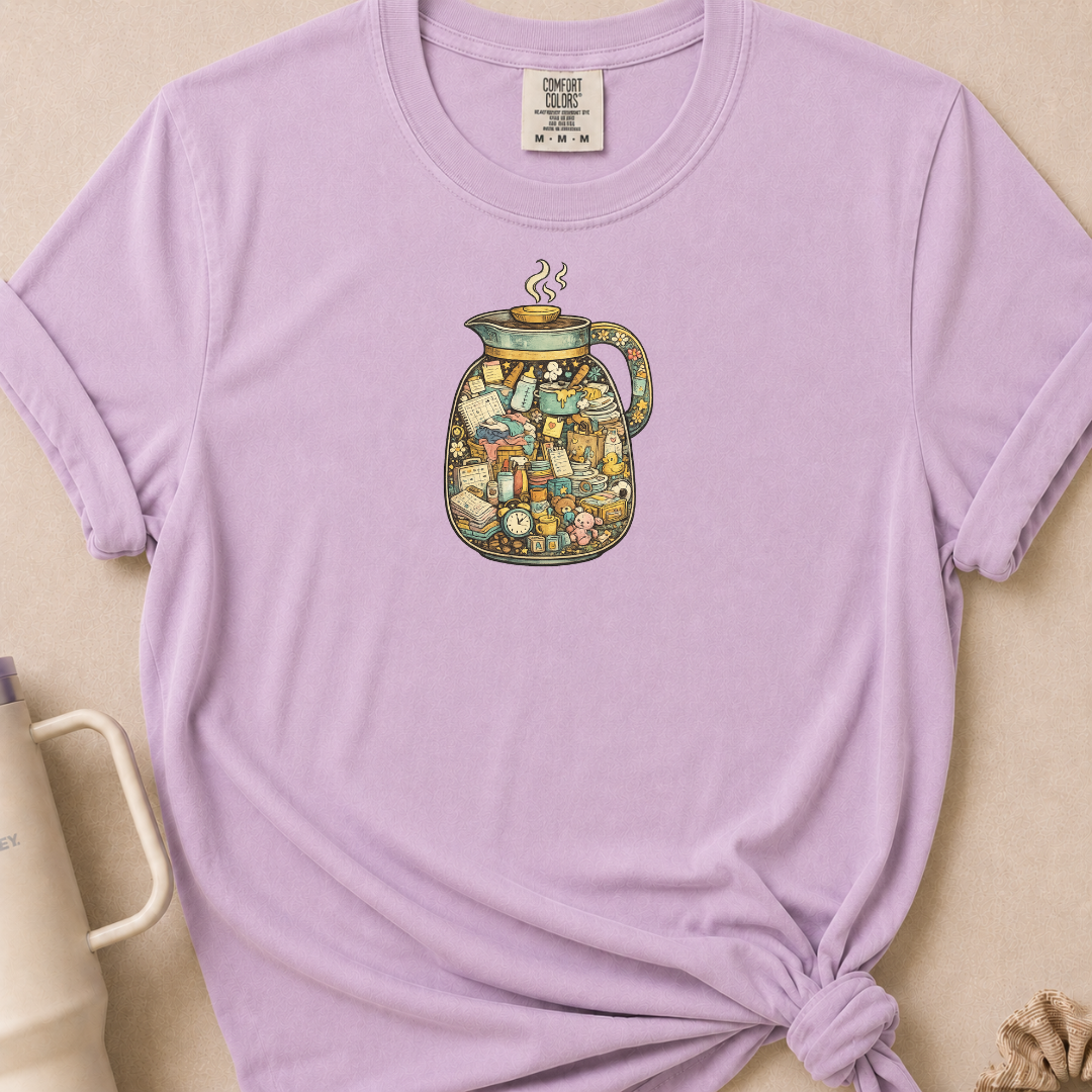 Coffee Pot Collage T-shirt 1