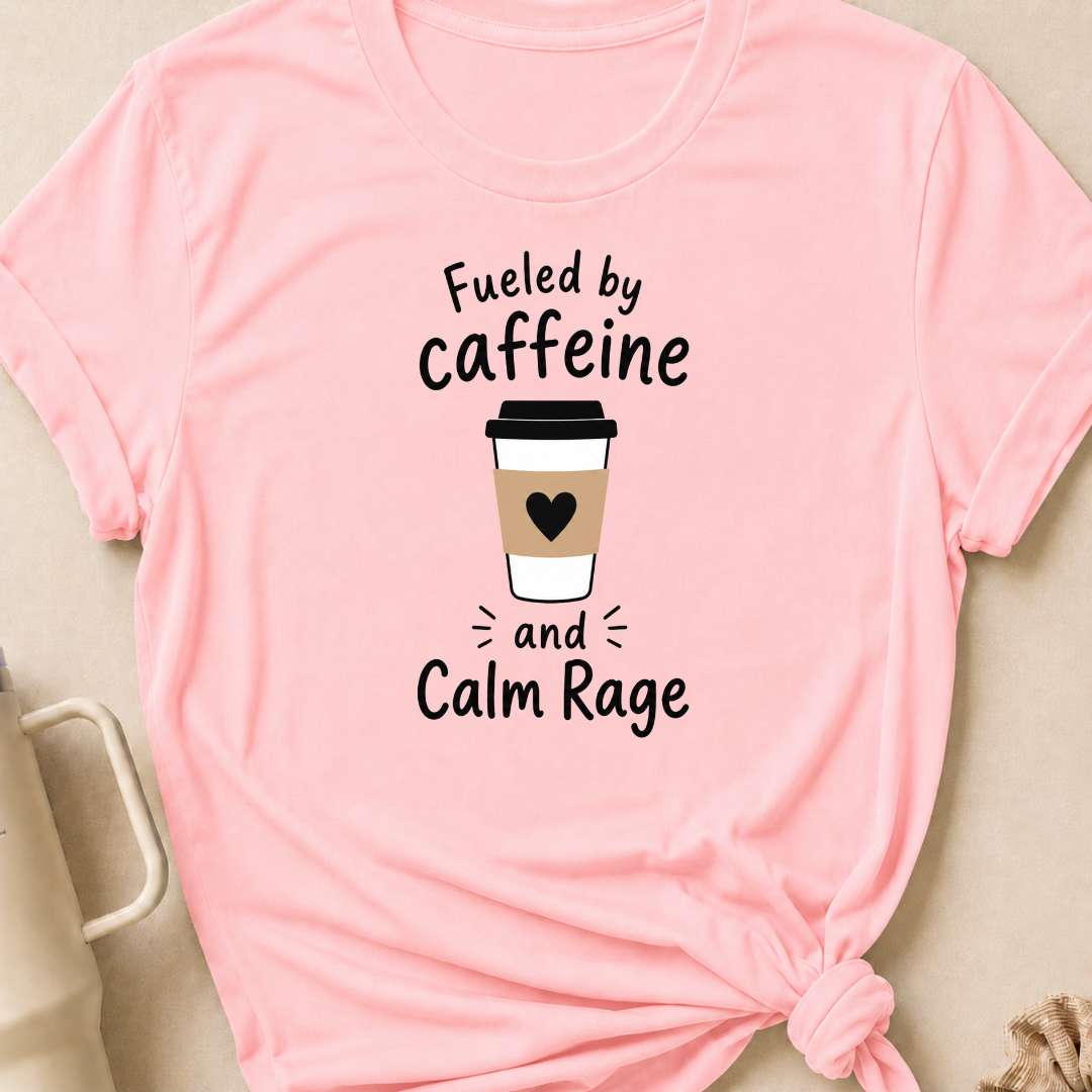 Fueled By Caffeine and Calm Rage T-Shirt