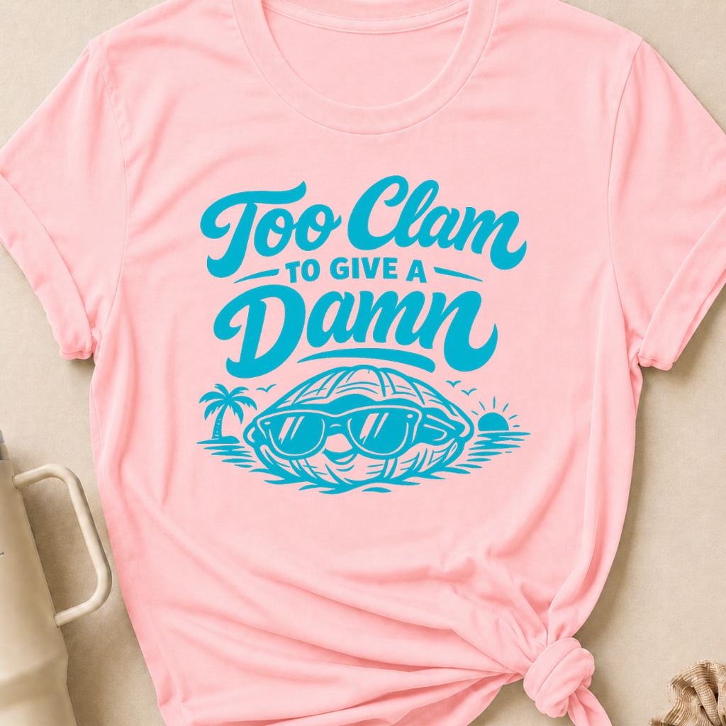Too Clam to Give a Damn T-Shirt