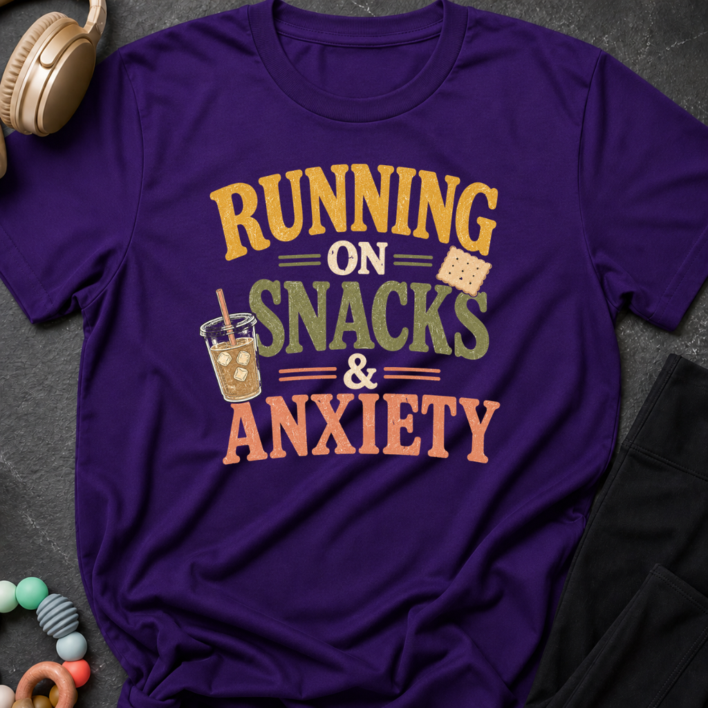 Running on Snacks and Anxiety T-Shirt