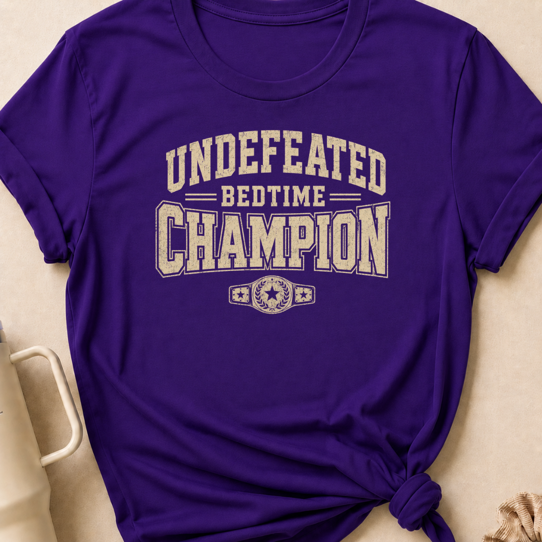 Undefeated Bedtime Champion T-Shirt