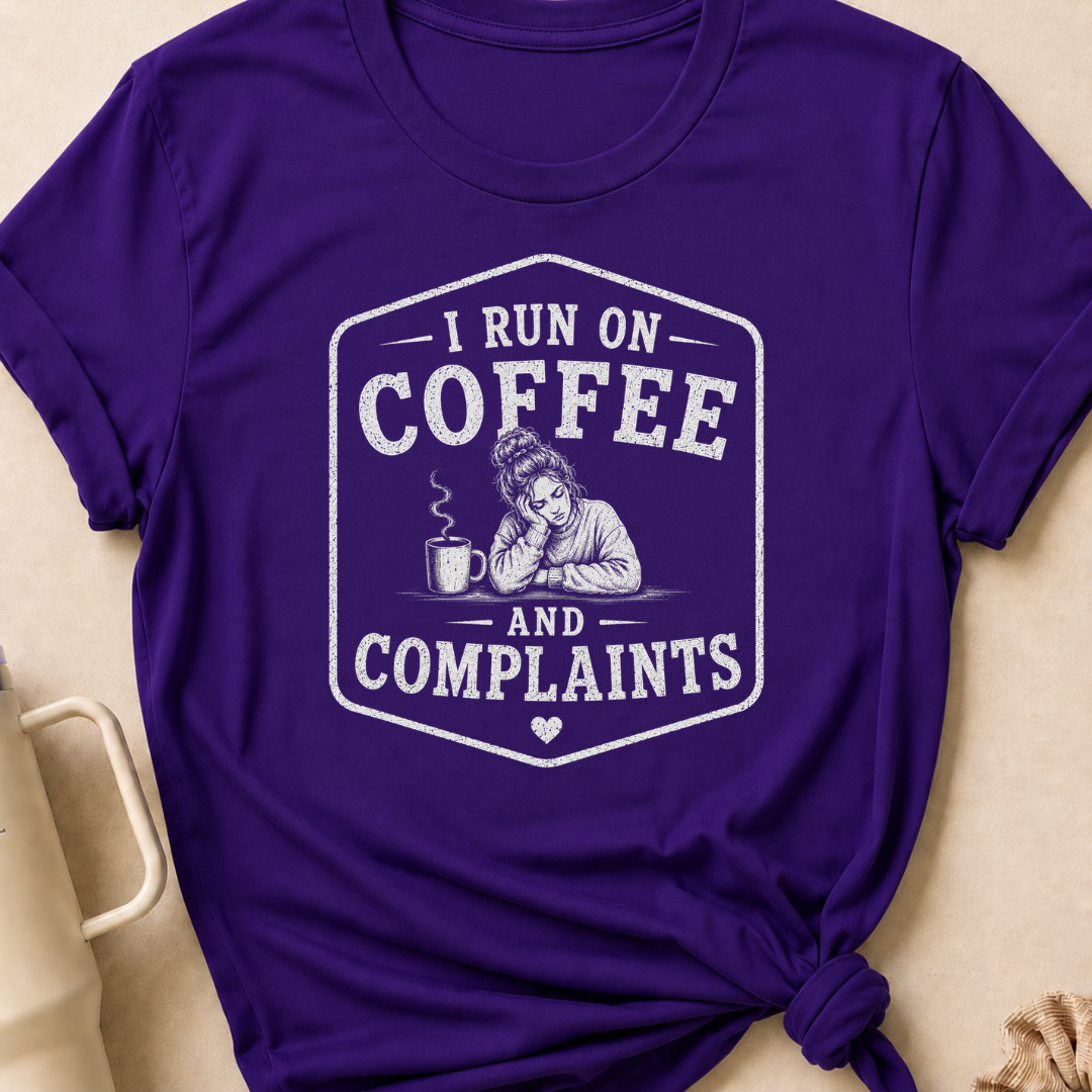 I Run on Coffee and Complaints T-Shirt
