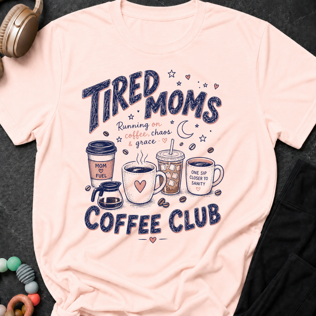 Tired Moms Coffee Club T-Shirt