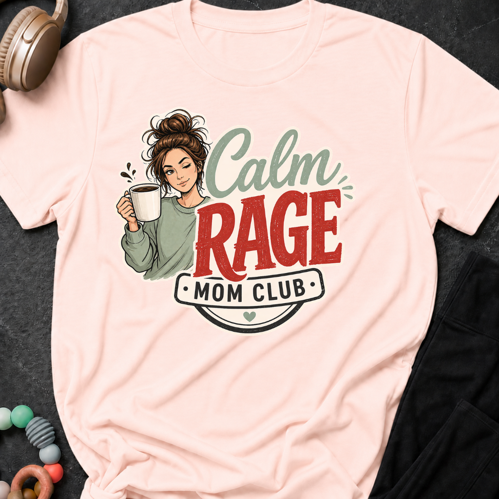 Calm Rage Mom Club T-Shirt