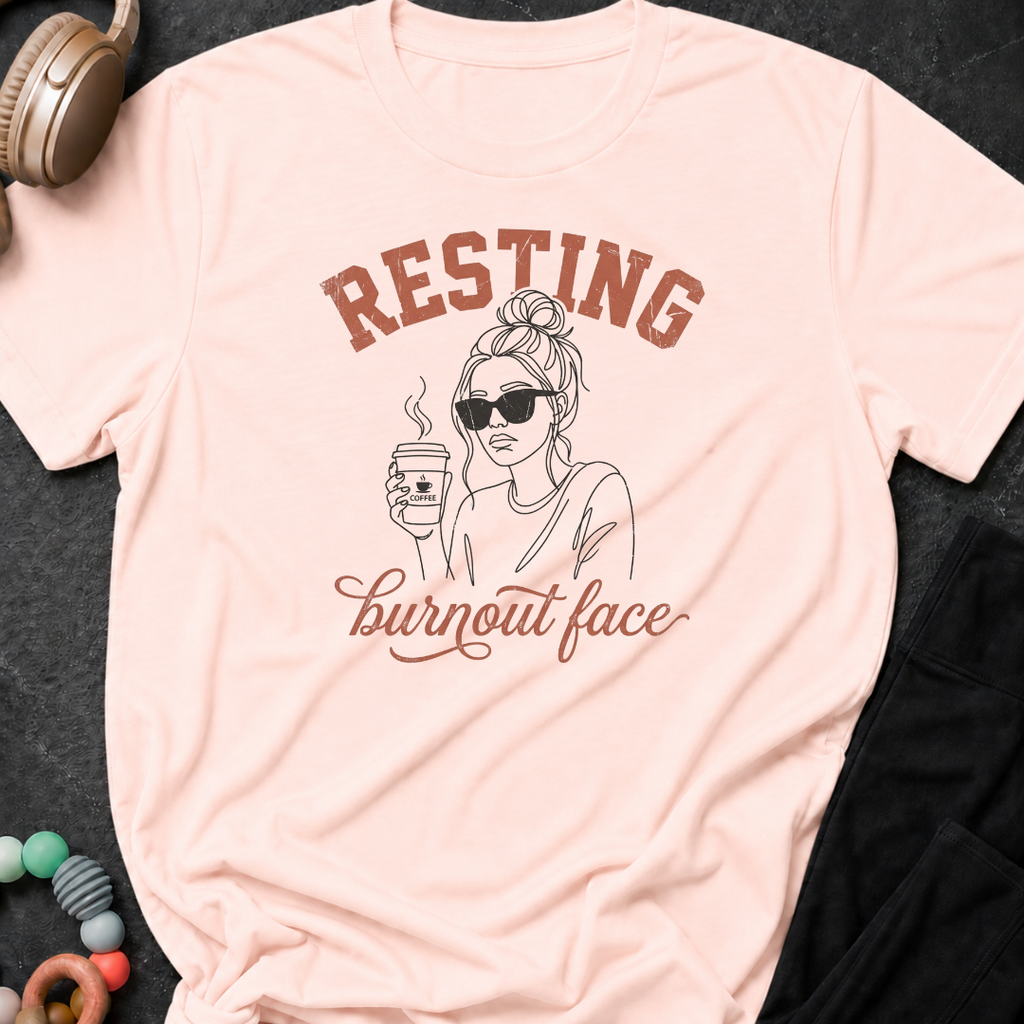 Resting Burnout Face T-Shirt