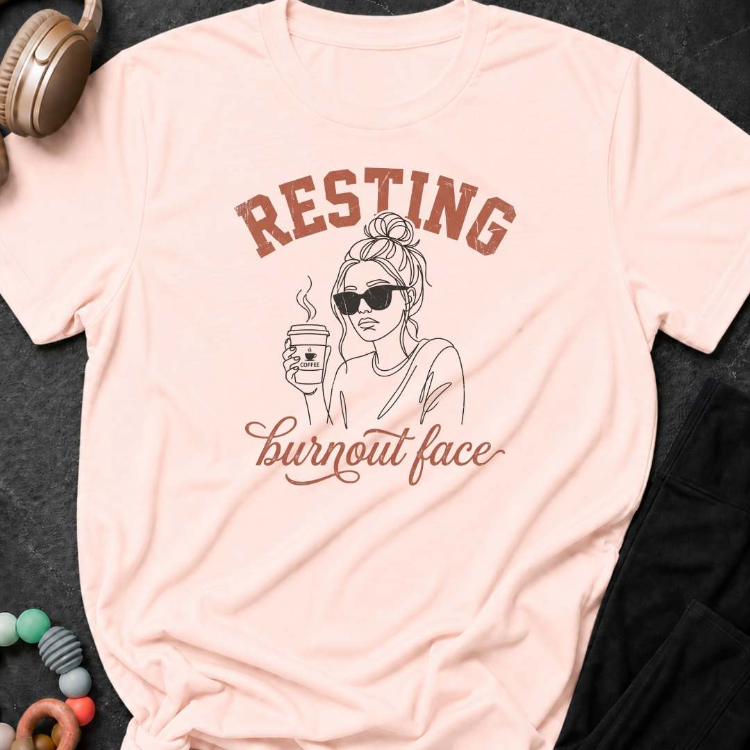 Resting Burnout Face T-Shirt