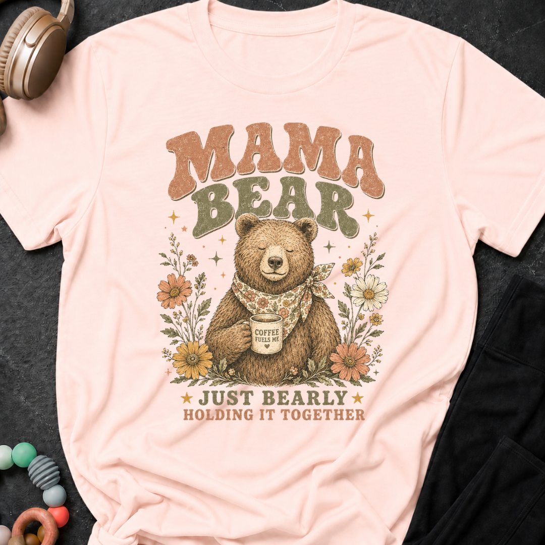 Mama Bear Just Bearly Holding it Together T-Shirt