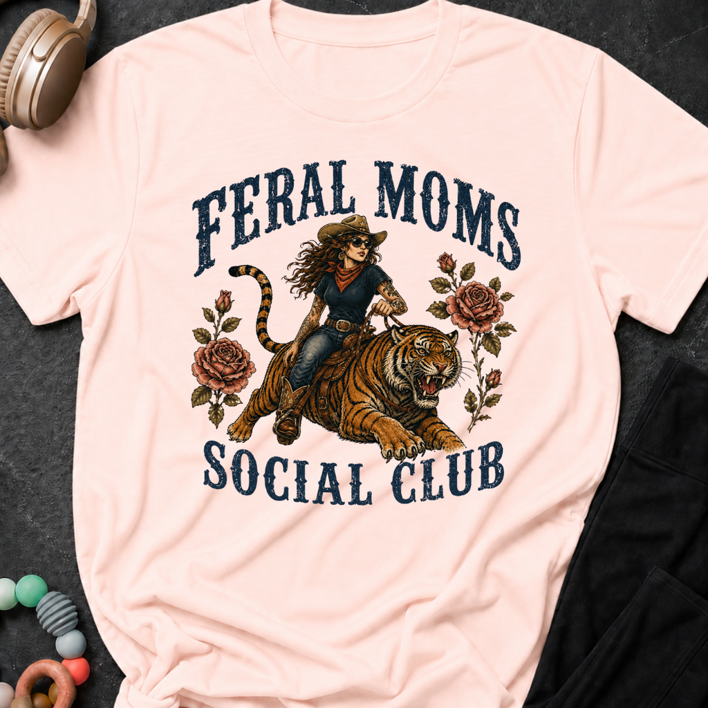 Feral Moms Social Club T-Shirt