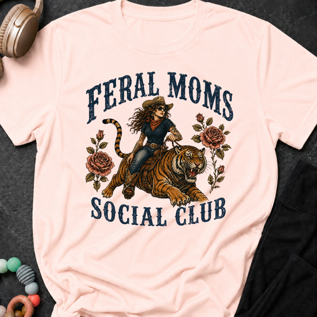 Feral Moms Social Club T-Shirt